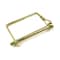 Buyers Products Snapper Pin - 1/4in Diameter x 2-1/2in Usable Length, Yellow Zinc Plated 66063 - alternate 2